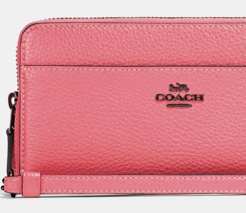 商品Coach|COACH Accordion Zip Wristlet Wallet,价格¥2594,第3张图片详细描述