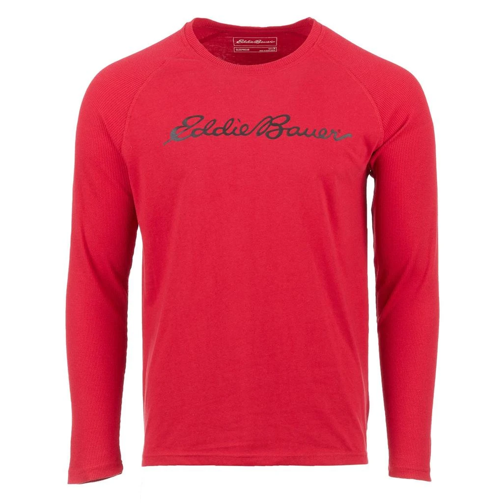商品Eddie Bauer|Eddie Bauer Men's Mixed Fabric Logo Shirt,价格¥54,第4张图片详细描述