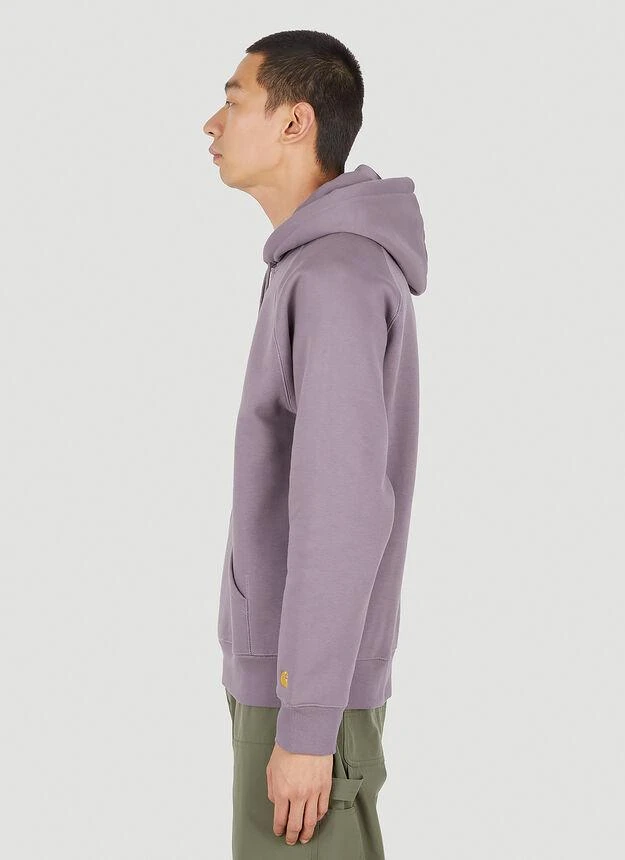 商品Carhartt WIP|Chase Hooded Sweatshirt in Purple,价格¥515,第3张图片详细描述