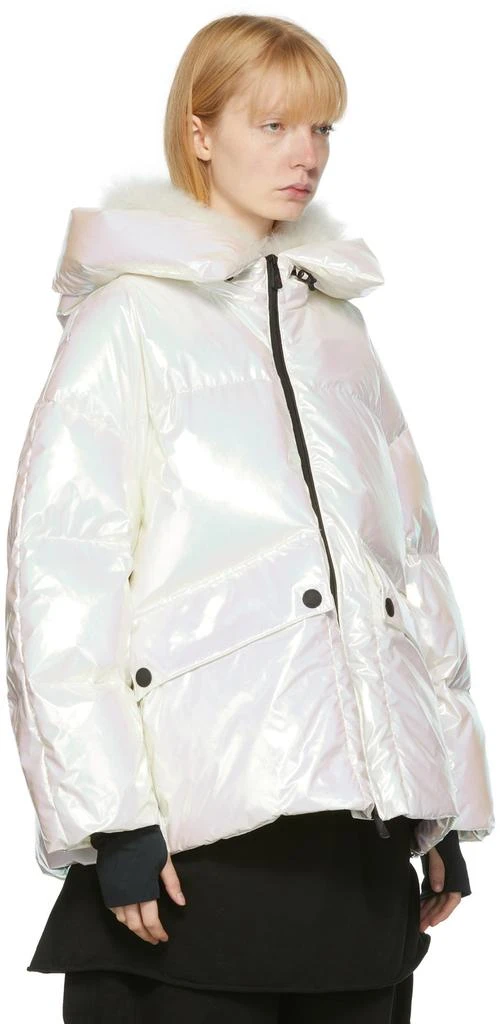 商品Moncler|White Iridescent Tellier Jacket,价格¥25692,第2张图片详细描述