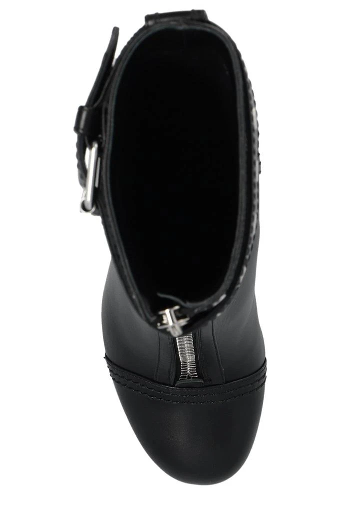 商品Alexander McQueen|Alexander McQueen Heeled Ankle Boots,价格¥7092,第4张图片详细描述