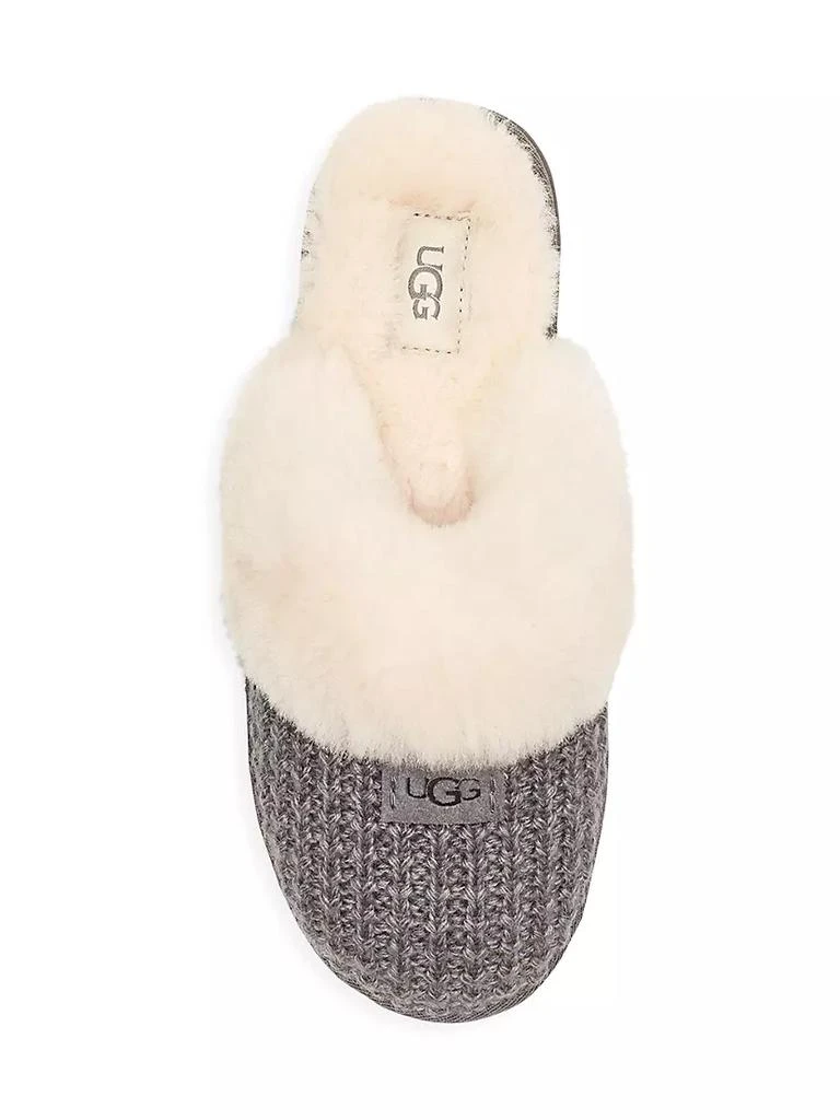 商品UGG|Cozy Sheepskin-Lined Knit Slippers,价格¥902,第5张图片详细描述