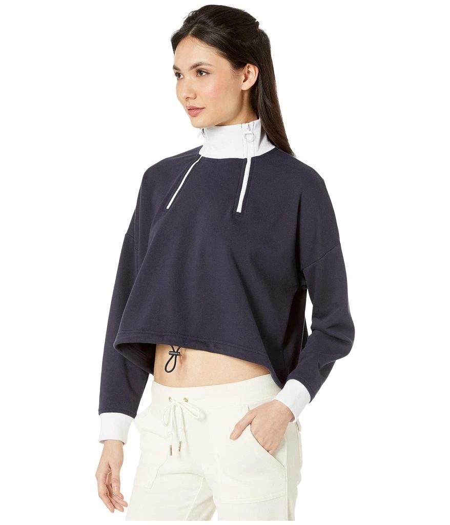 商品Juicy Couture|Double Zip Crop Pullover,价格¥169,第2张图片详细描述