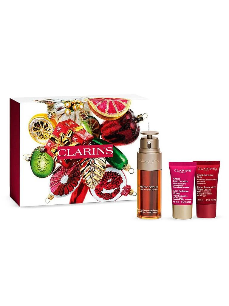 商品Clarins|Double Serum & Super Restorative 3-Piece Skin Care Set,价格¥1065,第3张图片详细描述