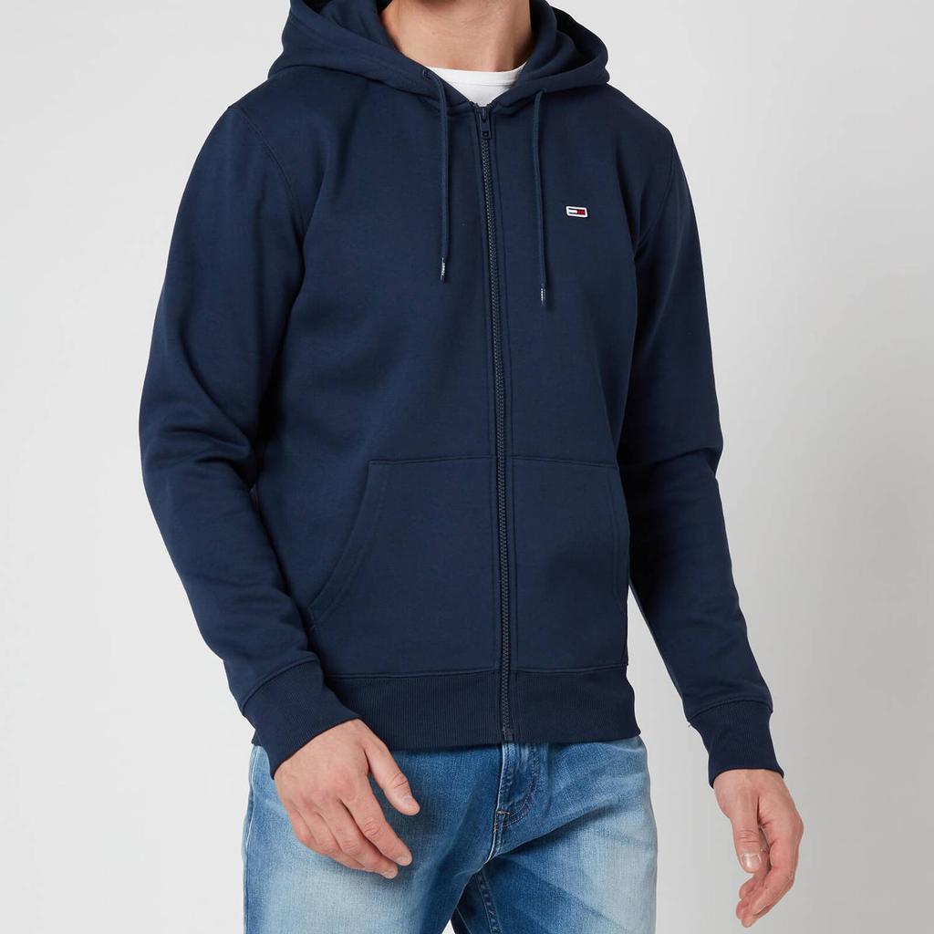 Tommy Jeans Men's Regular Fleece Zip Hoodie - Twilight Navy商品第1张图片规格展示