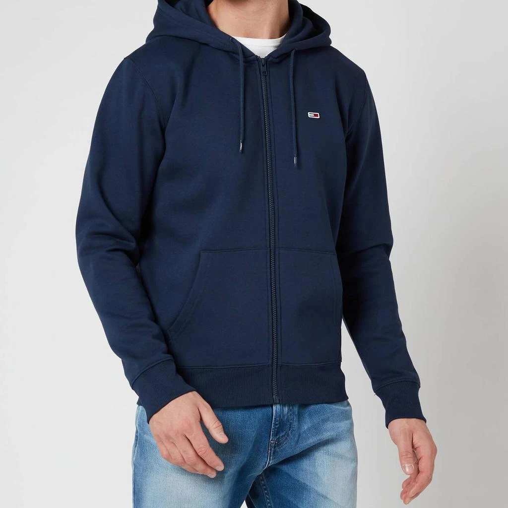 商品Tommy Hilfiger|Tommy Jeans Men's Regular Fleece Zip Hoodie - Twilight Navy,价格¥477,第1张图片