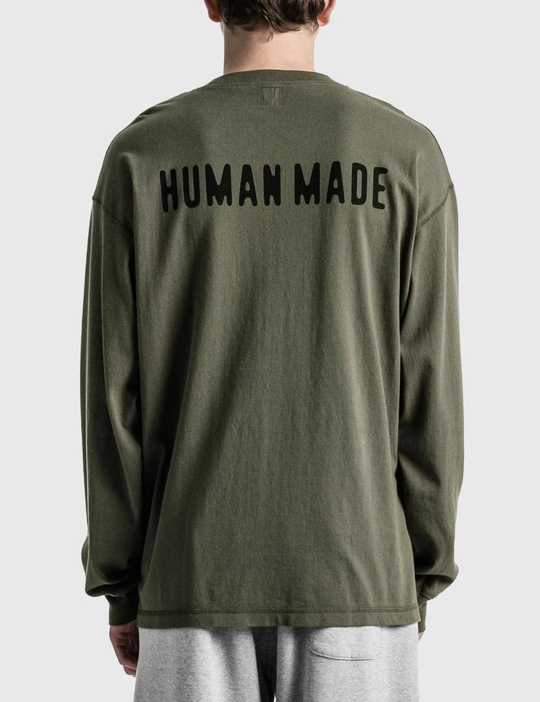 商品Human Made|Henley Neck Long Sleeve T-shirt,价格¥1215,第4张图片详细描述