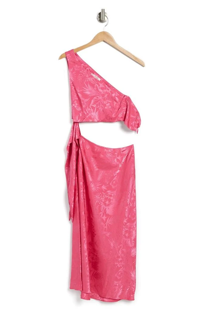 商品Wayf|Tropical One-Shoulder Knotted Midi Dress,价格¥305,第3张图片详细描述