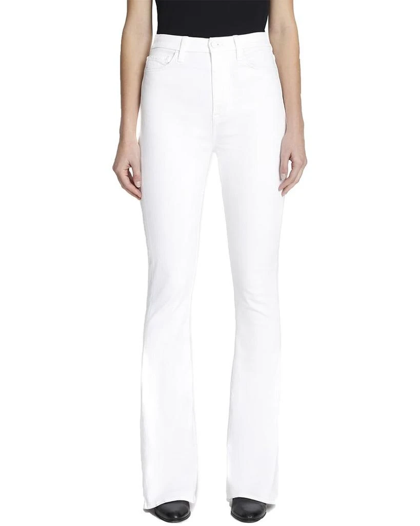 商品7 For All Mankind|7 For All Mankind Clean White Ultra High-Rise Skinny Bootcut Jean,价格¥663,第1张图片