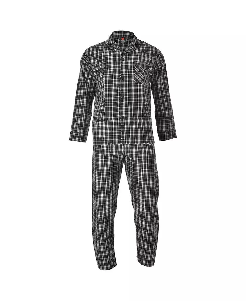 商品Hanes|Hanes Men's Big and Tall Cvc Broadcloth Pajama Set,价格¥414,第1张图片详细描述