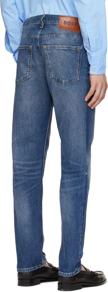 商品Hugo Boss|海军蓝 Maine Regular-Fit Selvedge Denim 牛仔裤,价格¥1854,第3张图片详细描述