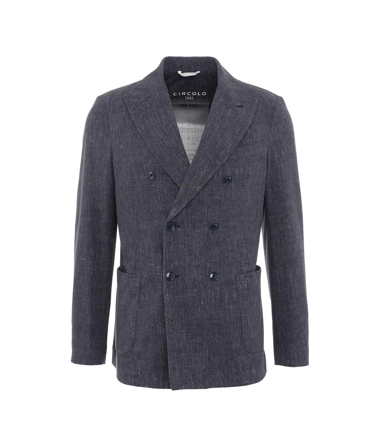 商品【商品预售7天】 Circolo 1901|Circolo 1901 男士西服 CN3518ARMAT 灰色,价格¥1322,第1张图片
