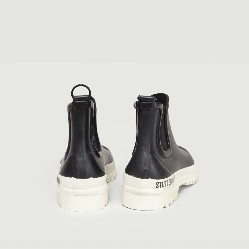 商品Stutterheim|Rainwalker Chelsea Boots Black White STUTTERHEIM,价格¥500,第5张图片详细描述