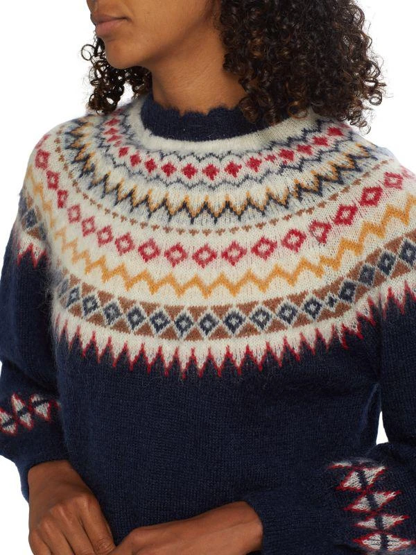 商品DÔEN|Harvest Fair Isle-Inspired Mohair-Blend Sweater,价格¥1182,第4张图片详细描述
