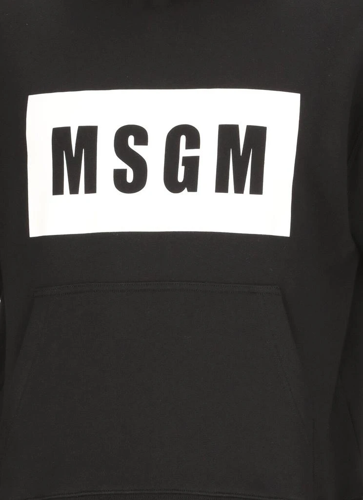 商品MSGM|MSGM Logo Printed Drawstring Hoodie,价格¥950,第5张图片详细描述