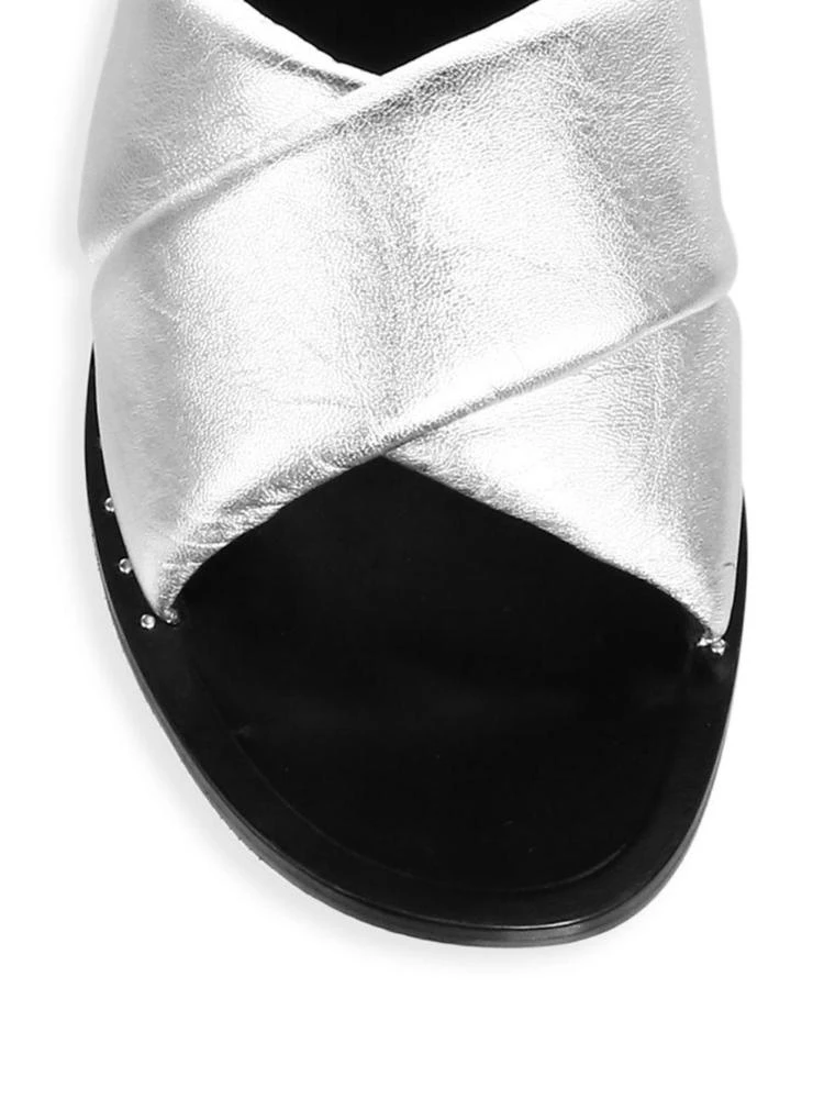 商品Rag & Bone|Rag & Bone - Keaton Leather Slides,价格¥886,第3张图片详细描述