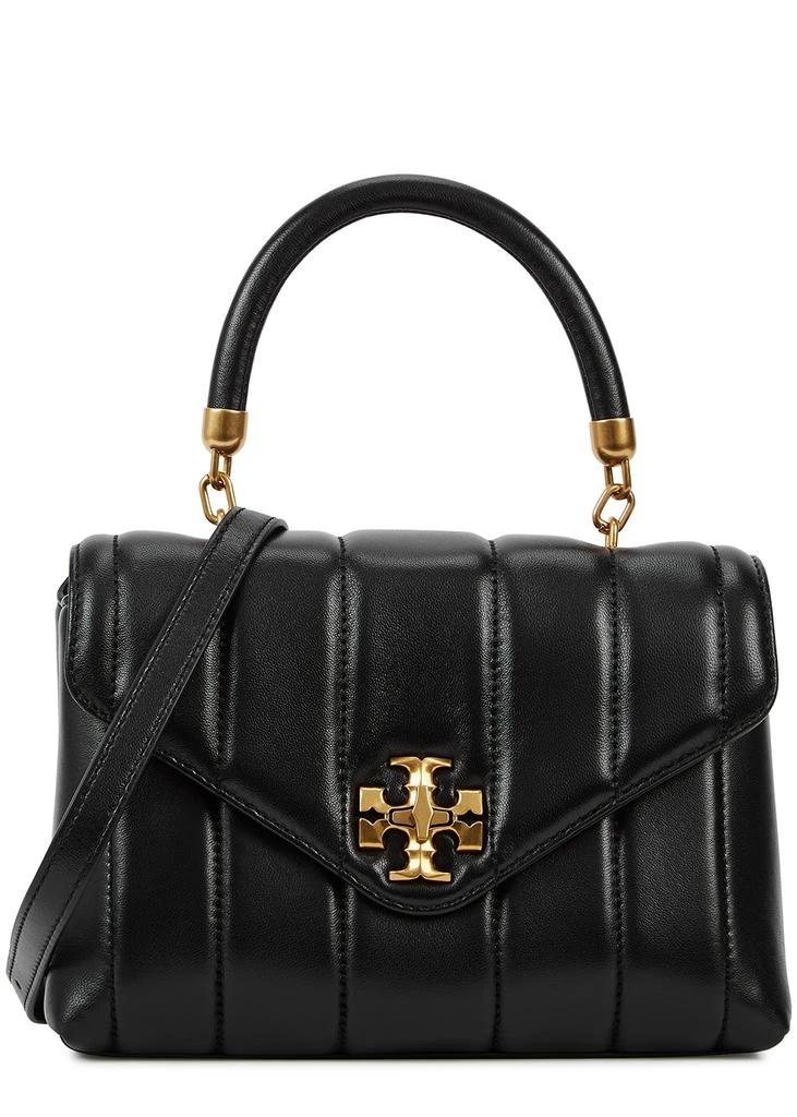 商品Tory Burch|Kira black quilted leather top handle bag,价格¥6000,第1张图片