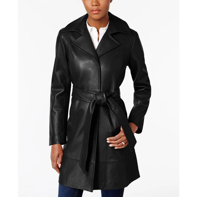 商品JONES NEW YORK|Leather Belted Trench Coat,价格¥2993,第1张图片