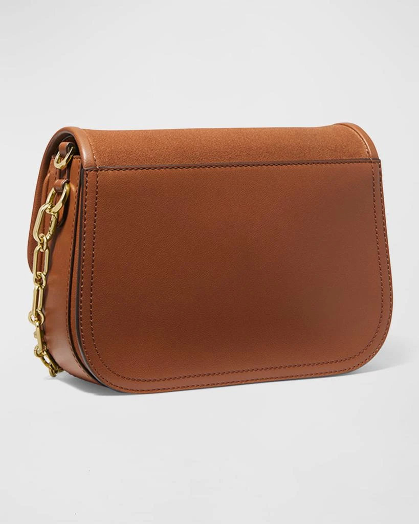 商品Michael Kors|Parker Mix Leather Saddle Crossbody Bag,价格¥2223,第4张图片详细描述