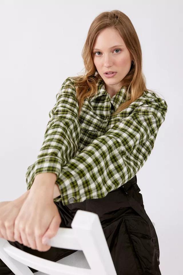 商品BDG|BDG Carissa Flannel Cropped Shirt Jacket,价格¥149,第6张图片详细描述