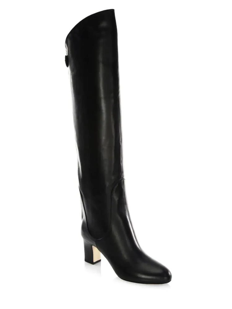 商品Jimmy Choo|Minerva 65 Leather Over-The-Knee Boots,价格¥4347,第1张图片