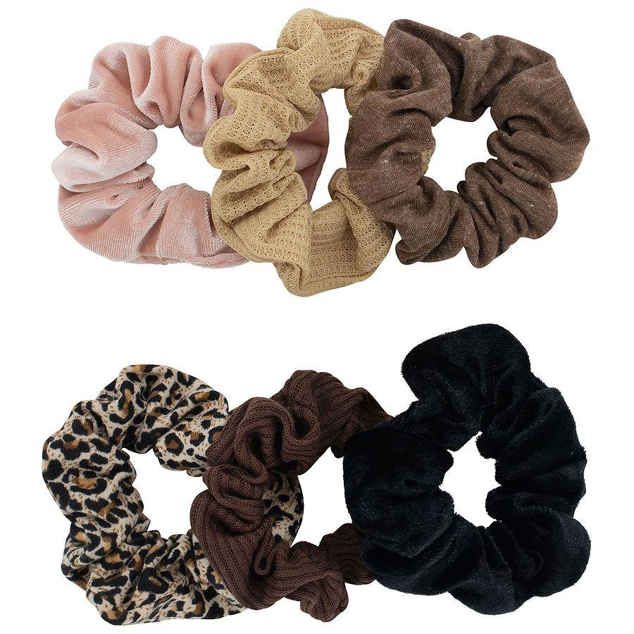 商品Scunci|The Original Scrunchie in Neutral Solids & Animal Print,价格¥32,第5张图片详细描述