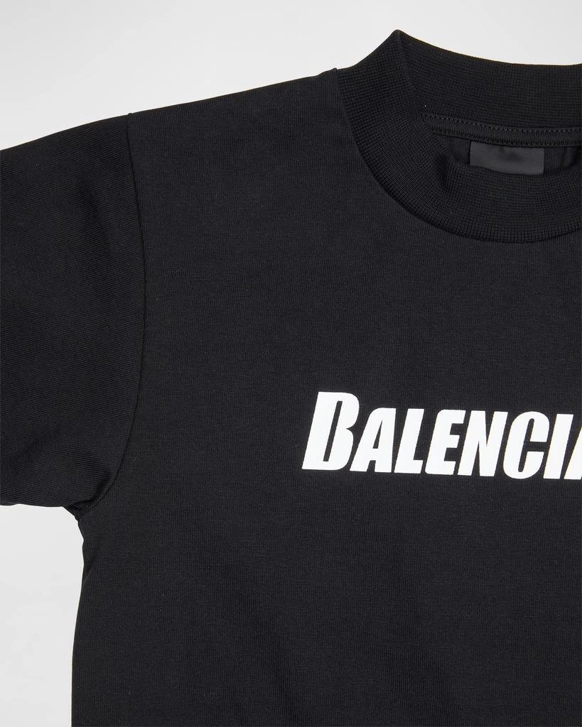 商品Balenciaga|Kid's Logo-Print Relaxed T-Shirt, Size 2-10,价格¥1757,第3张图片详细描述