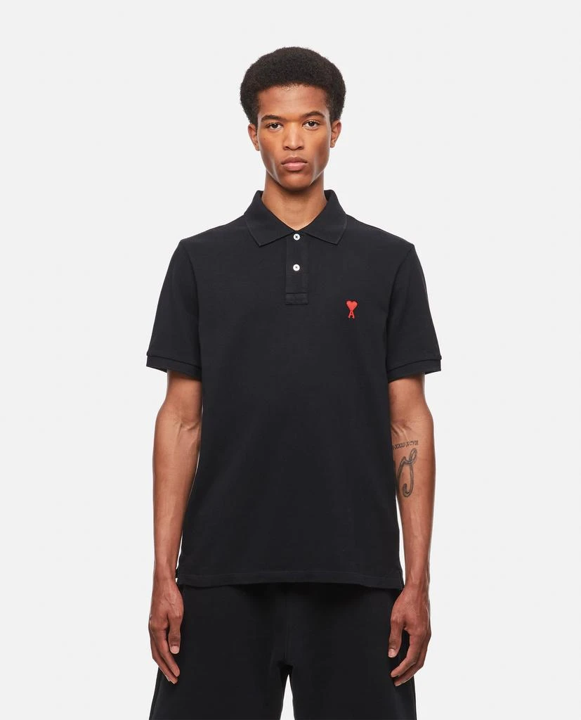 商品AMI|COTTON LOOED POLO SHIRT,价格¥1406,第1张图片