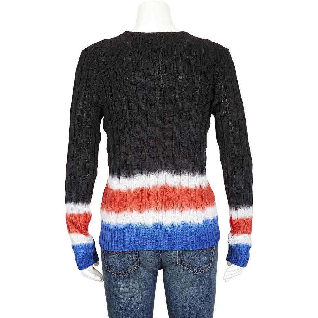 商品Ralph Lauren|Polo Ralph Lauren Ladies Tie Dye Cable Knit Sweater, Size X-Small,价格¥461,第5张图片详细描述