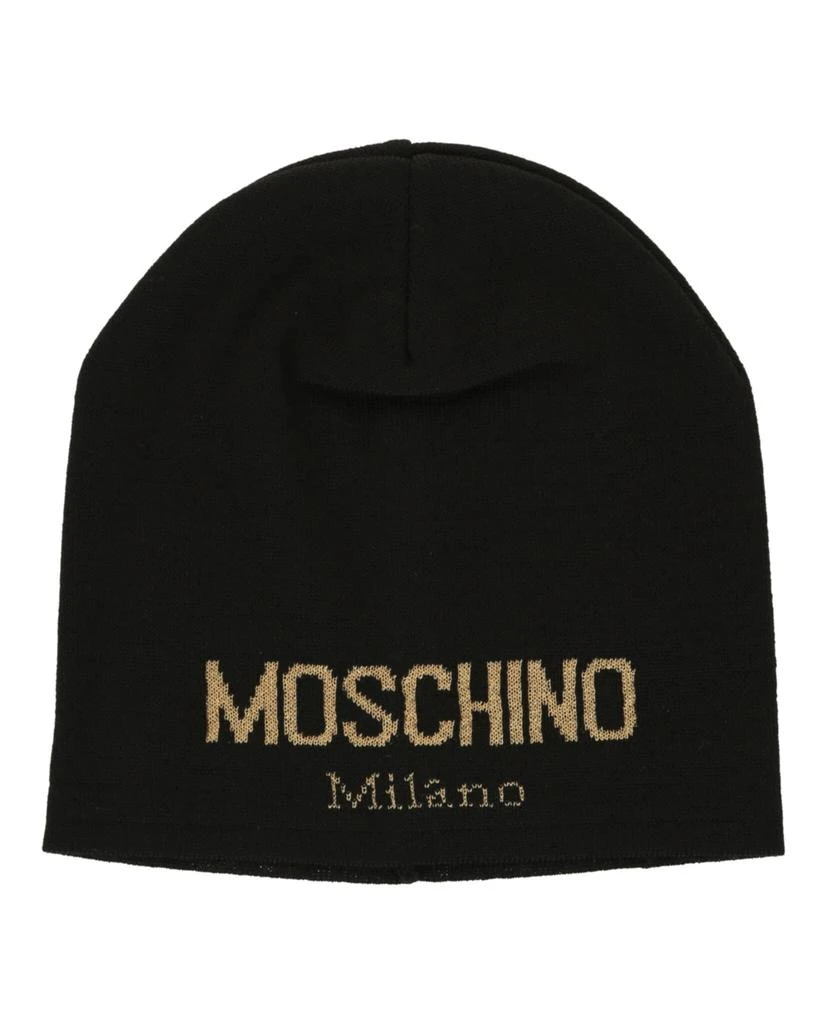 商品Moschino|Logo Embroidered Beanie,价格¥370,第1张图片