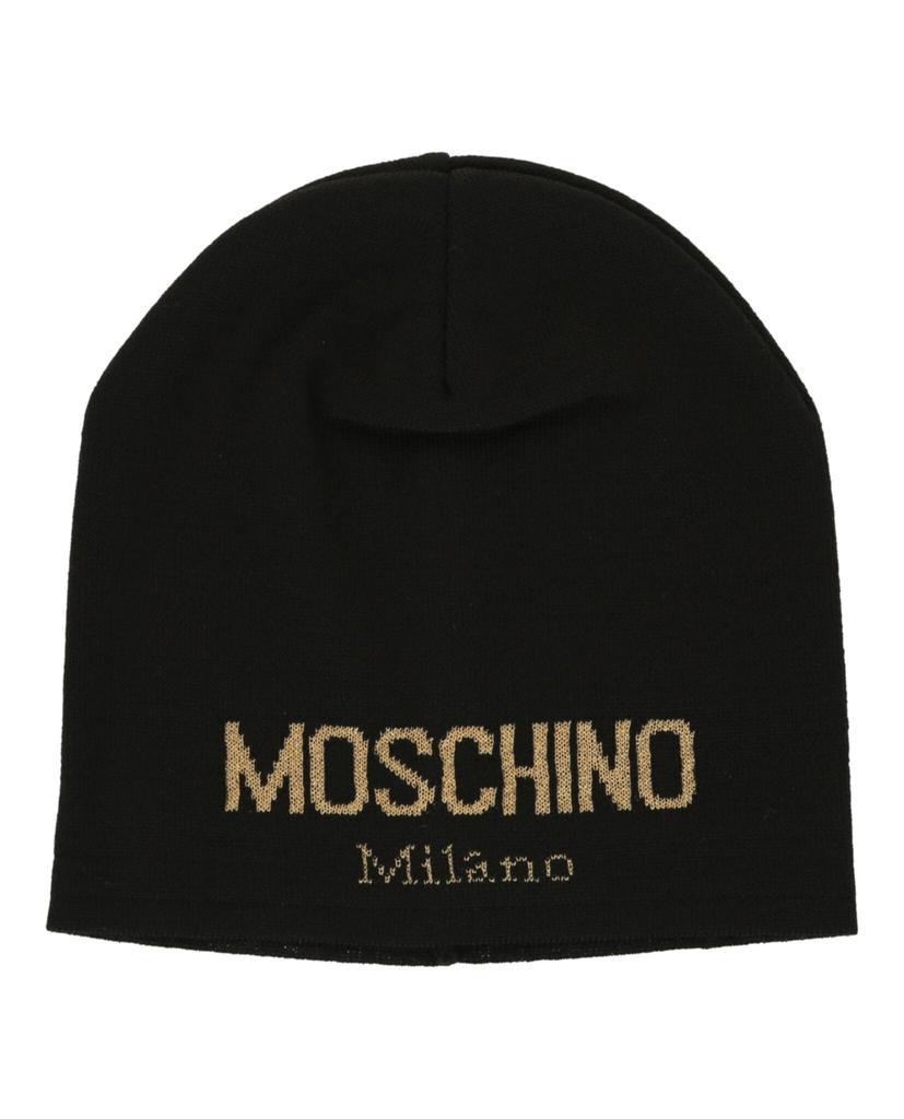 商品Moschino|Logo Embroidered Beanie,价格¥347,第1张图片