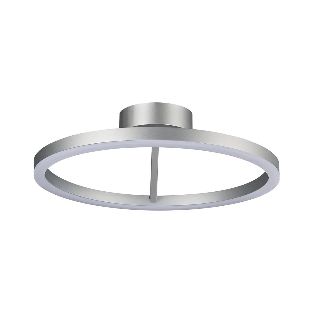 商品VONN Lighting|Zuben VMCF41300AL 20" Integrated LED Ceiling Lighting Modern Circular Semi Flush in Silver,价格¥2371,第1张图片