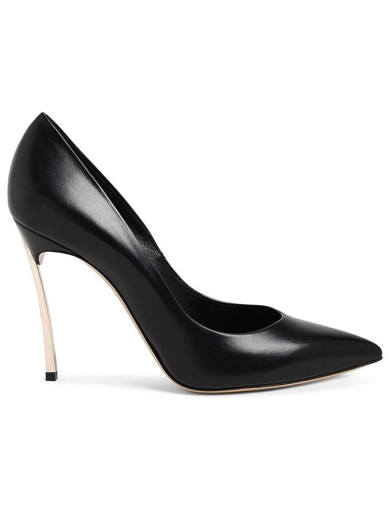 商品CASADEI|Casadei Womens Black Leather Pumps,价格¥4125,第1张图片