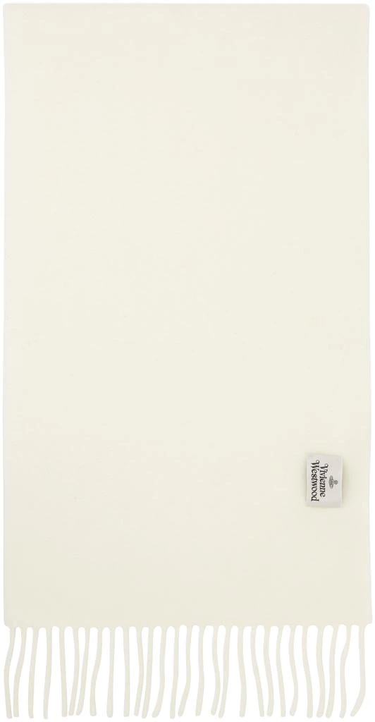 商品Vivienne Westwood|White Embroidered Scarf,价格¥934,第2张图片详细描述