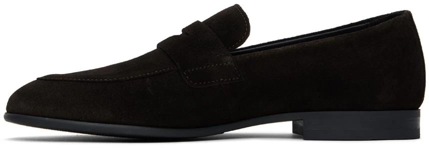 商品Hugo Boss|Brown Cutout Loafers,价格¥1293,第3张图片详细描述