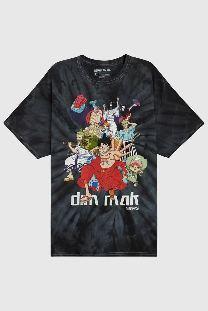 商品ONE PIECE|Dim Mak x One Piece - Straw Hat Tee - Black Spider Tie Dye,价格¥337,第1张图片