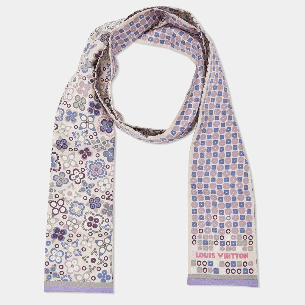 商品[二手商品] Louis Vuitton|Louis Vuitton Lilac Printed Silk Bandeau,价格¥1625,第2张图片详细描述