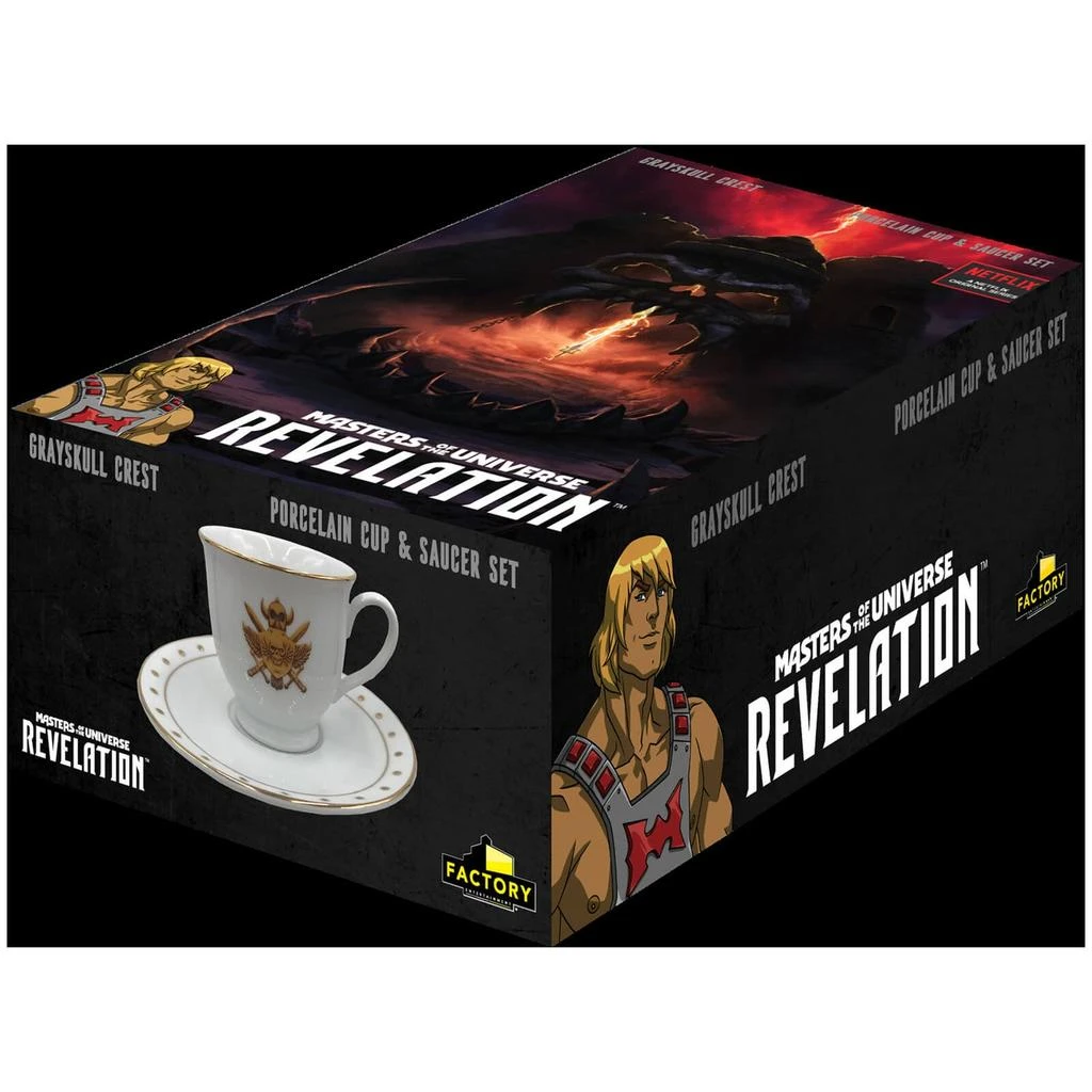 商品Factory Entertainment|Factory Entertainment Masters Of The Universe: Revelation Castle Grayskull Crest Cup & Saucer Set,价格¥335,第4张图片详细描述