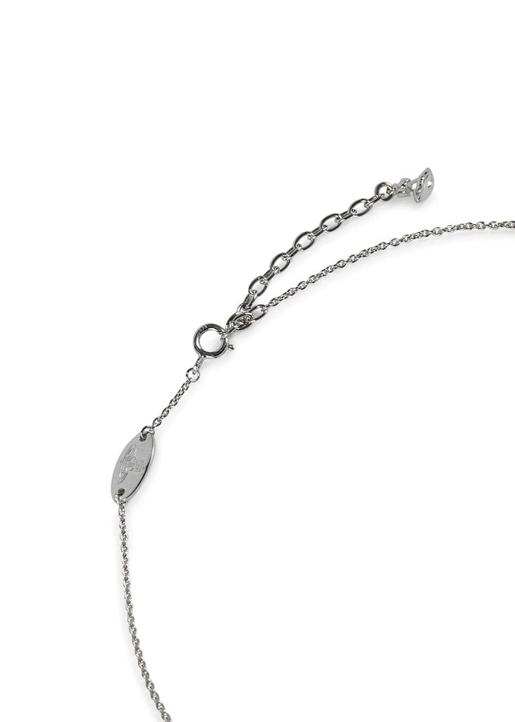 商品Vivienne Westwood|Narcissa embellished orb silver-tone necklace,价格¥1181,第4张图片详细描述