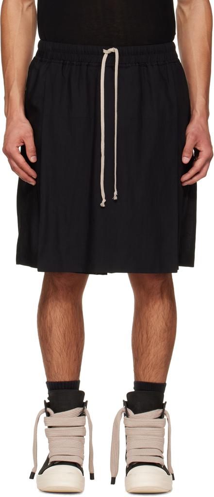 Pantalones cortos de falda escocesa Black Temple image 2