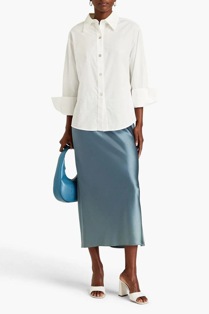 商品Vince|Belted cotton-poplin shirt,价格¥337,第2张图片详细描述