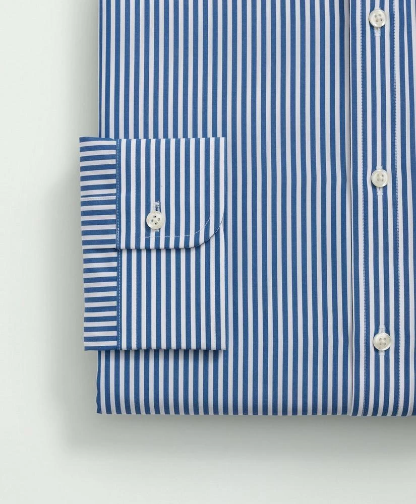 商品Brooks Brothers|Supima® Cotton Poplin Polo Button-Down Collar, Striped Dress Shirt,价格¥947,第3张图片详细描述