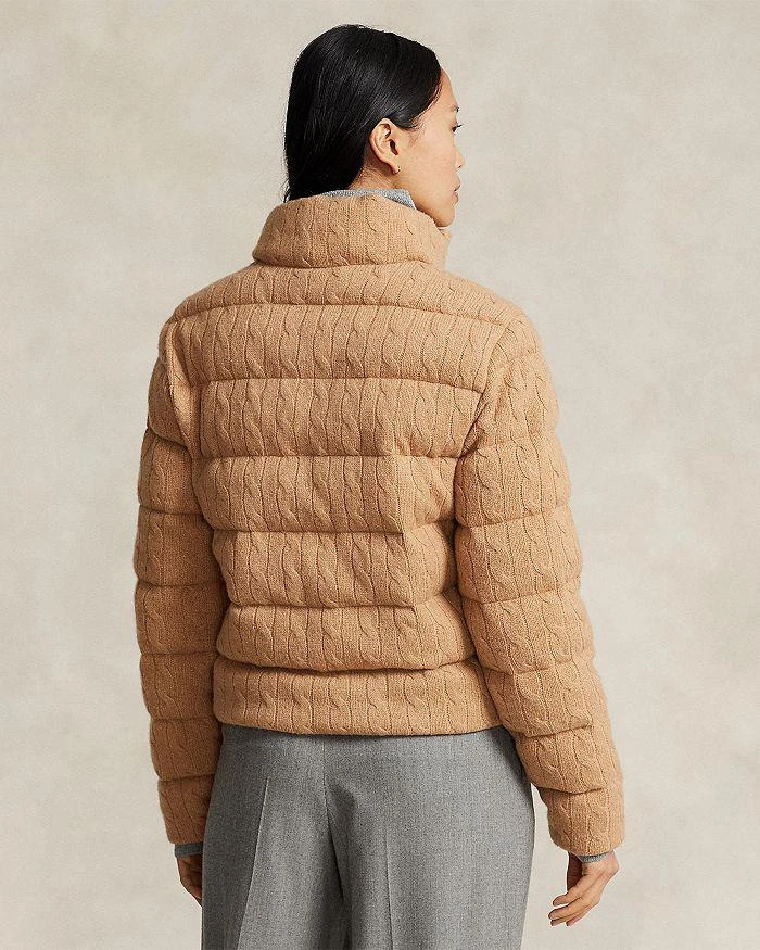 商品Ralph Lauren|Cable Knit Puffer Jacket,价格¥2384,第2张图片详细描述