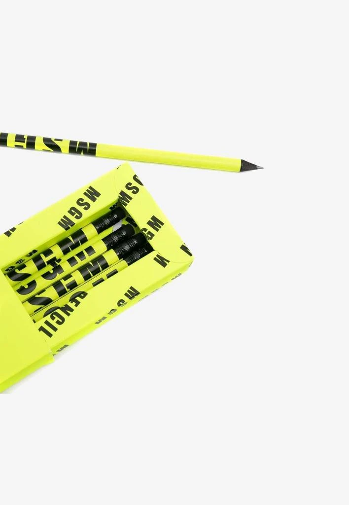 商品MSGM|Logo-Print Pencil Set,价格¥465,第1张图片