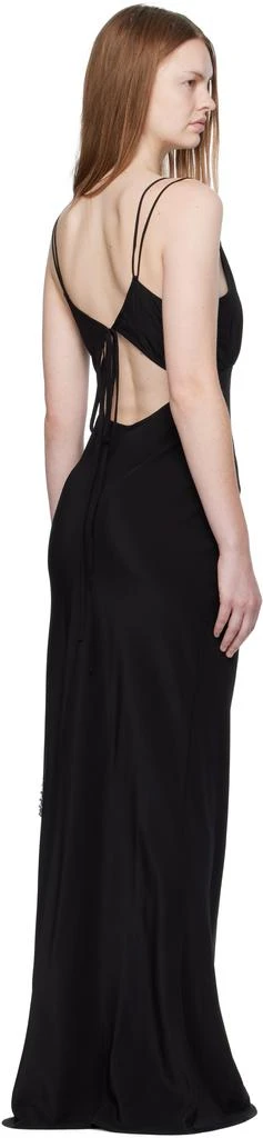 商品Paris Georgia|Black Elemental Bernie Slip Dress,价格¥3926,第3张图片详细描述