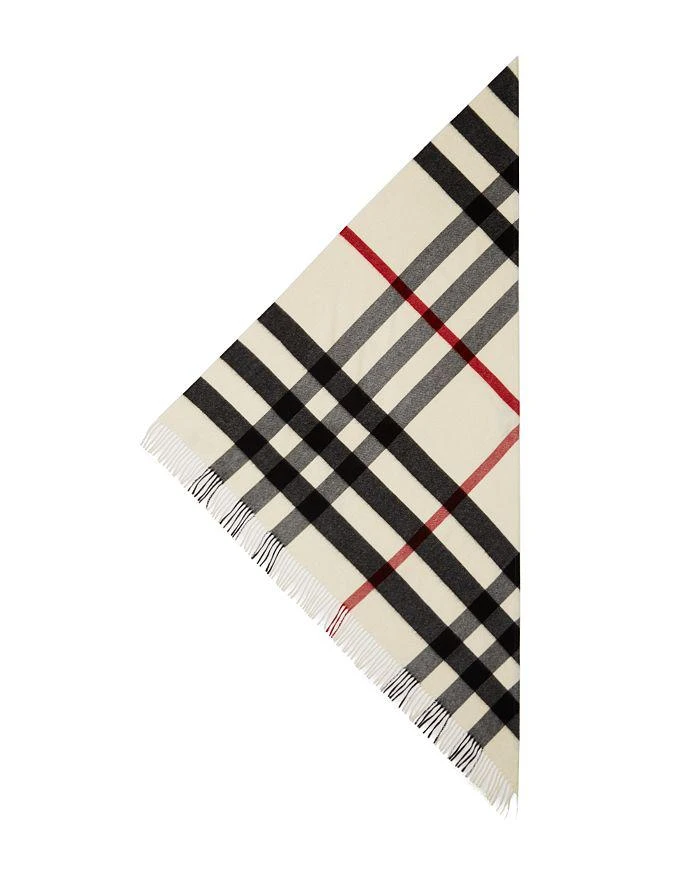 商品Burberry|Check Cashmere Bandana Scarf,价格¥3082,第2张图片详细描述
