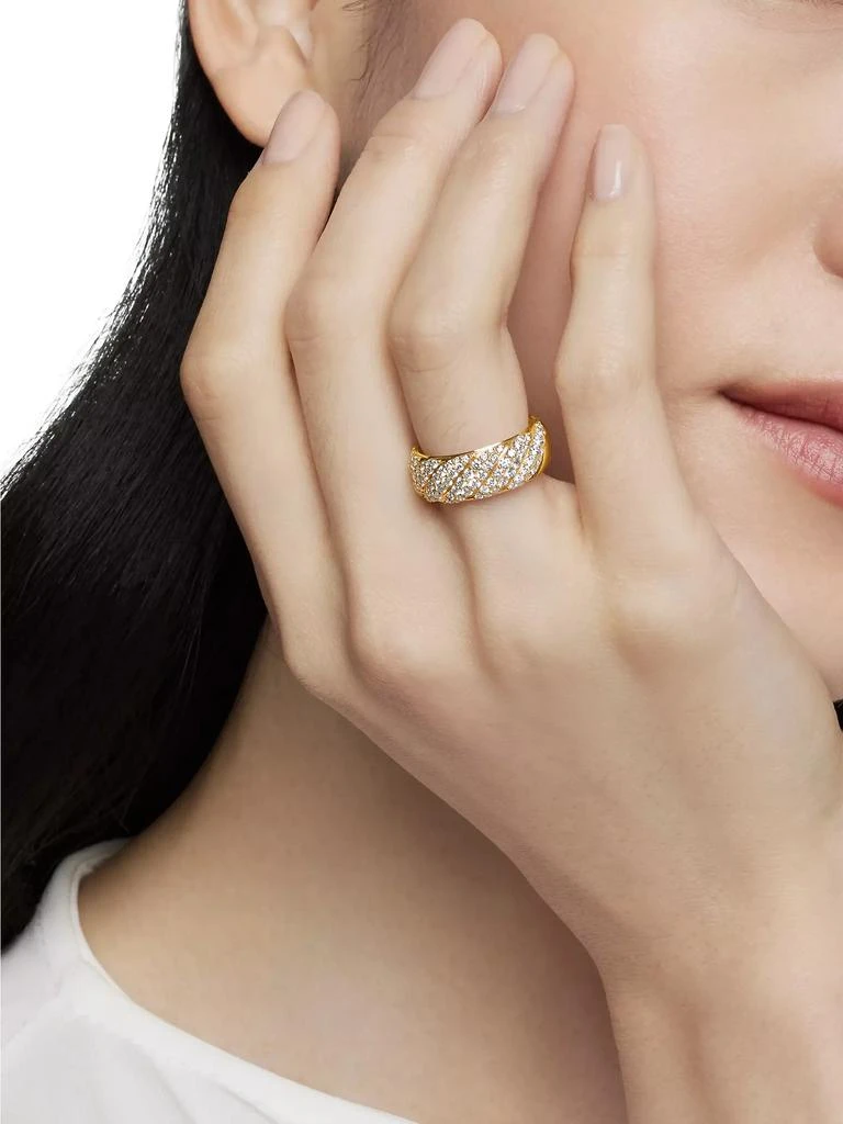 Sculpted Cable Band Ring in 18K Yellow Gold 商品