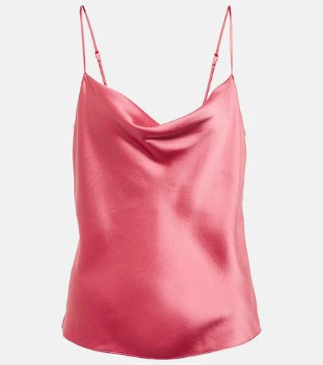 商品Vince|Cowl-neck silk satin camisole,价格¥1379,第1张图片