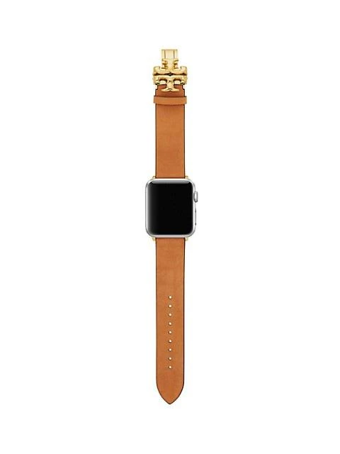 商品Tory Burch|Eleanor Leather Apple Watch® Strap/38MM, 40MM, 41MM,价格¥760,第5张图片详细描述