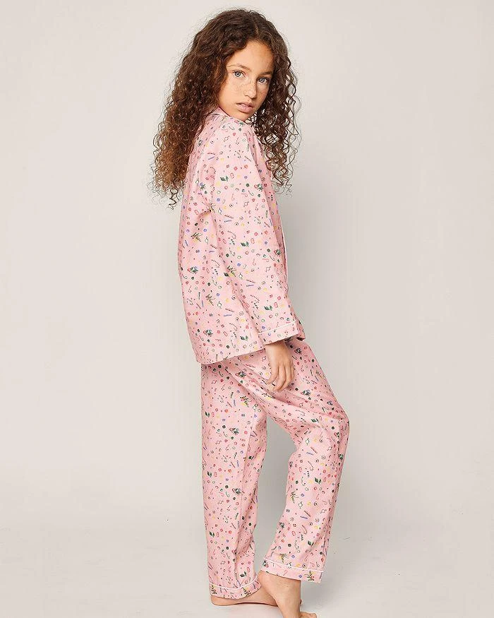 商品Petite Plume|Girls' Vintage Sweets Pajama Set - Baby, Little Kid, Big Kid,价格¥442,第4张图片详细描述